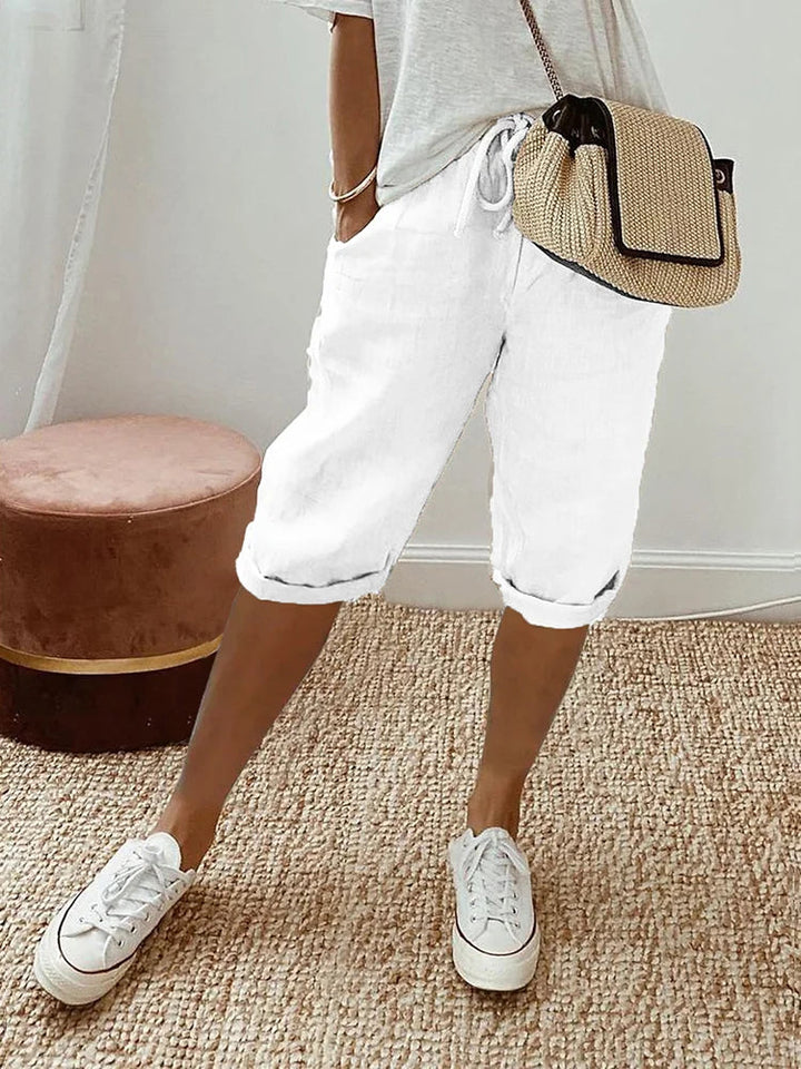 Lightweight Women's Casual Summer Shorts with Adjustable Drawstring for Comfortable Style 2