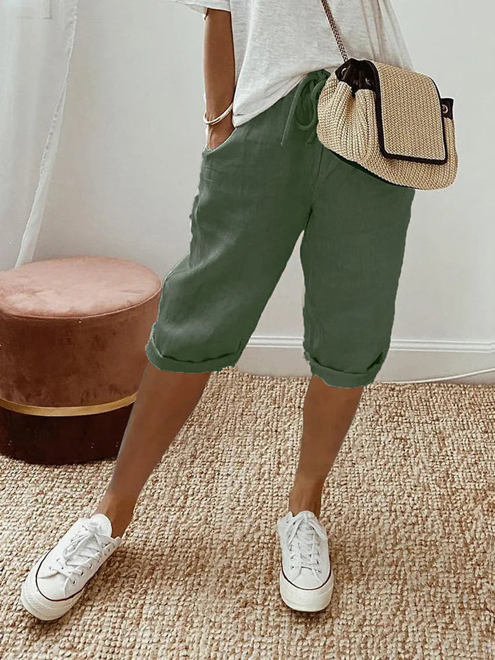 Lightweight Women's Casual Summer Shorts with Adjustable Drawstring for Comfortable Style 3