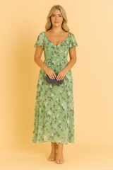 Lilia | Elegant Floral Midi Dress 1