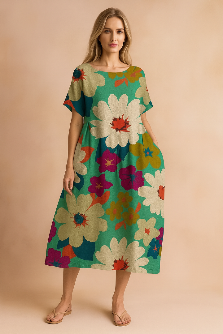Lottie | Flowy Floral Boho Dress 9