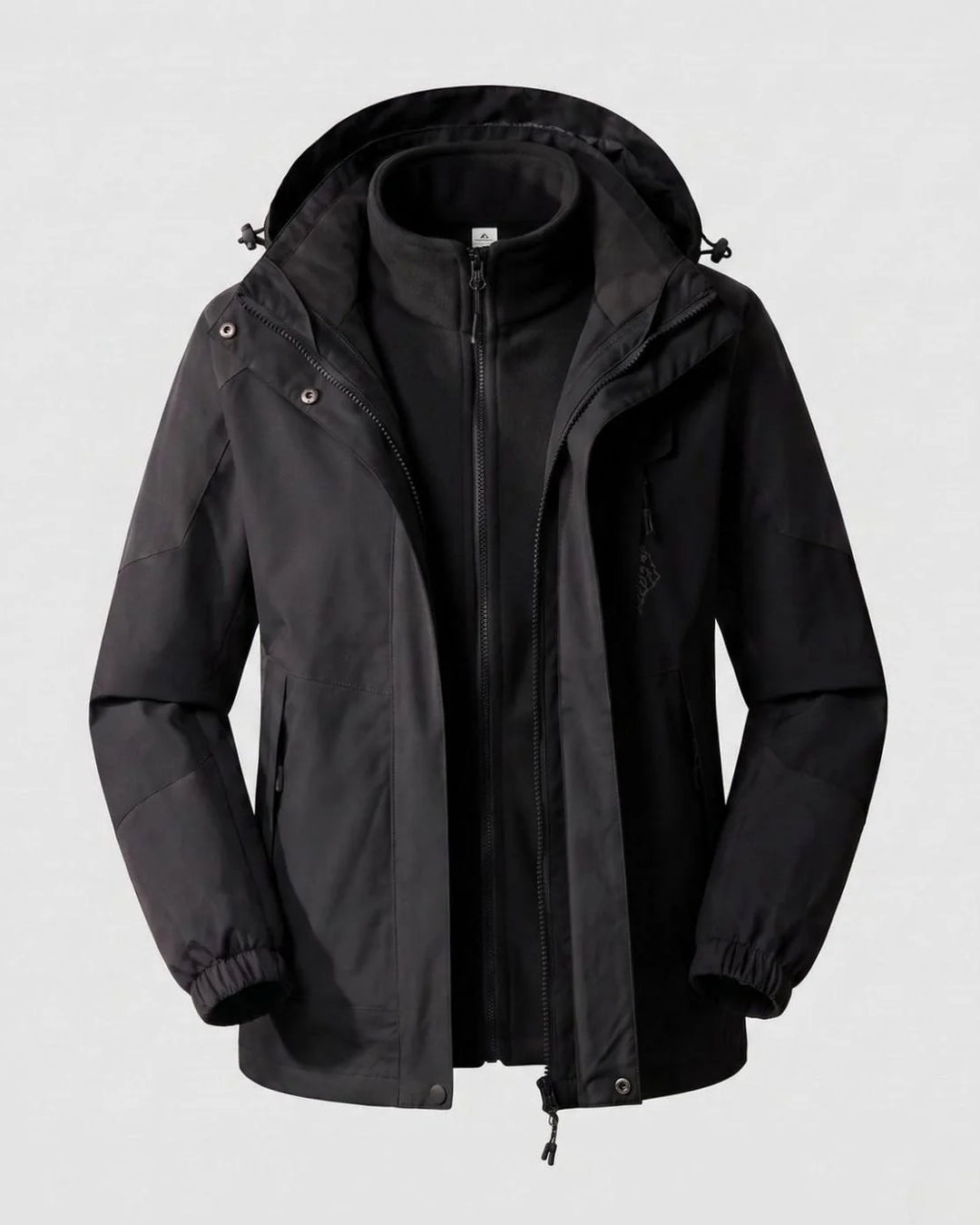 Luisa | Damen Wasserdichte Outdoor-Jacke mit Kapuze Atmungsaktiv Zweilagig 11