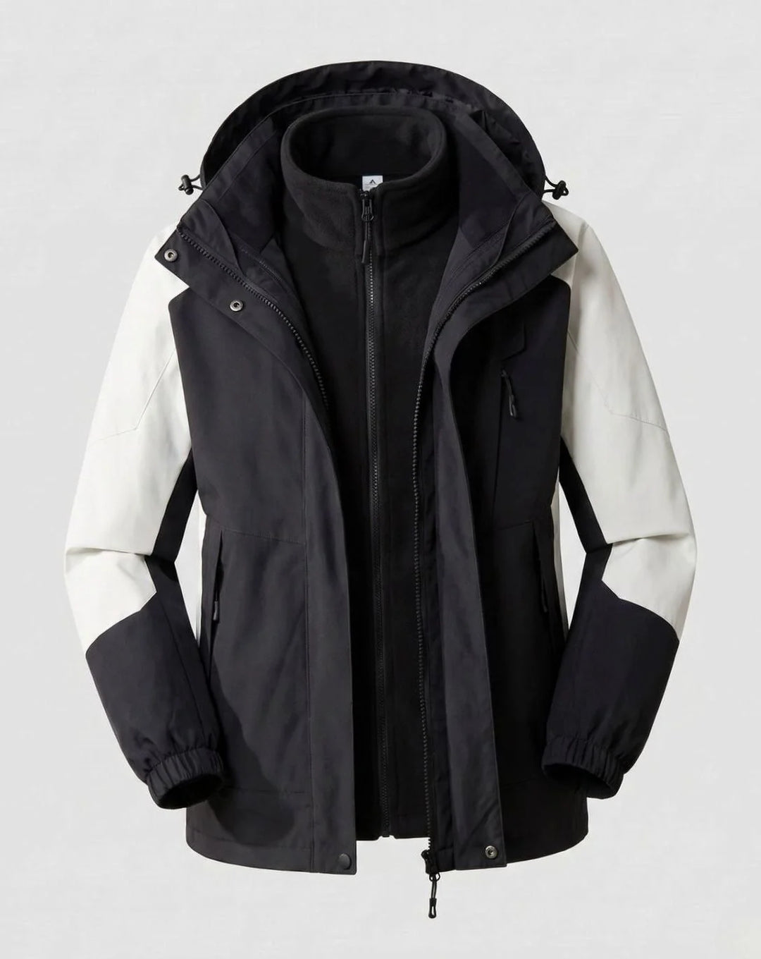 Luisa | Damen Wasserdichte Outdoor-Jacke mit Kapuze Atmungsaktiv Zweilagig 13