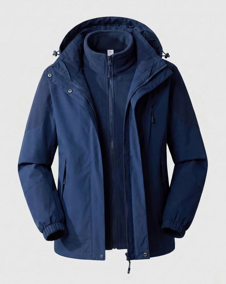 Luisa | Damen Wasserdichte Outdoor-Jacke mit Kapuze Atmungsaktiv Zweilagig 23