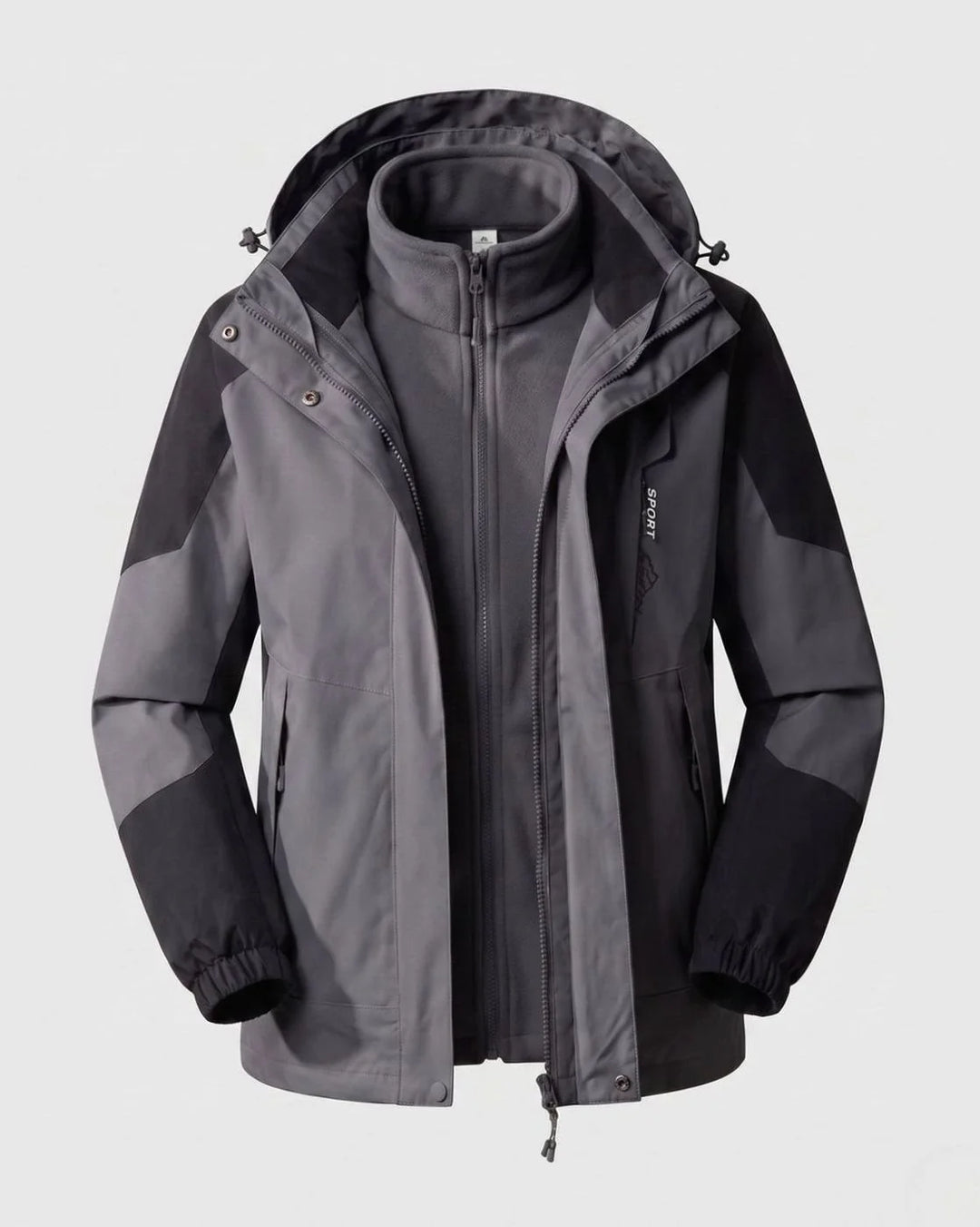 Luisa | Damen Wasserdichte Outdoor-Jacke mit Kapuze Atmungsaktiv Zweilagig 29