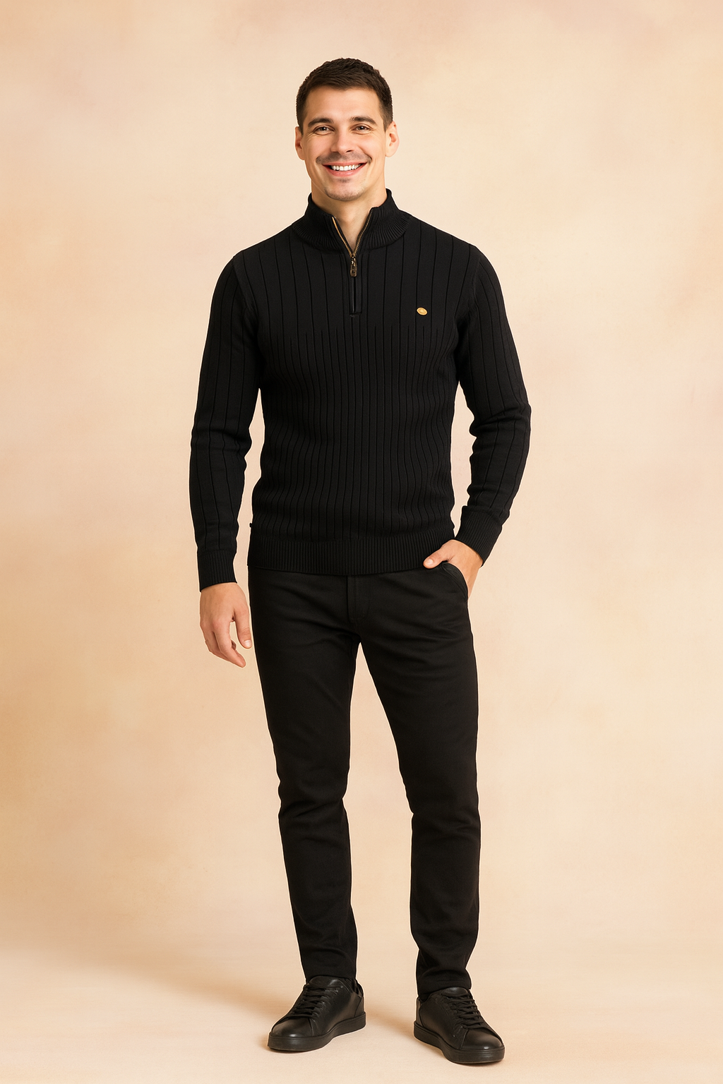 Lukjan | Zipper Sweater with a Sophisticated Style 0