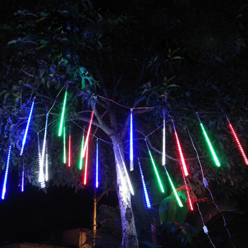 LumiDrop – Waterproof LED Meteor Shower Lights for Outdoor Displays 8