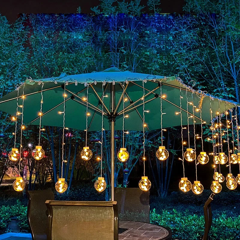 LumiSphere – Decorative Solar LED String Lights for Outdoor Ambience 1