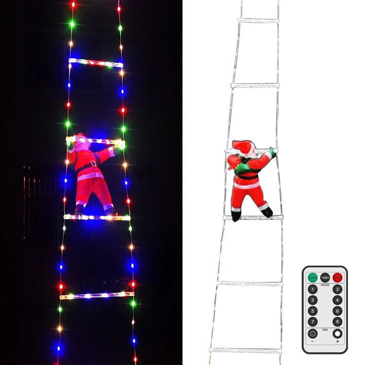 LuxeKlim | Premium Santa Ladder Decor for Home or Office 3