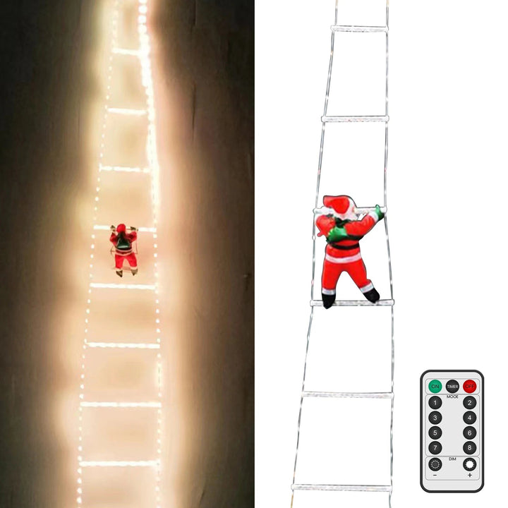 LuxeKlim | Premium Santa Ladder Decor for Home or Office 4