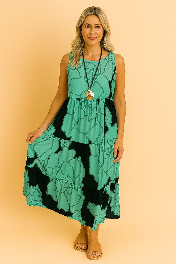 MARY | Elegant Floral Women's Dress 2