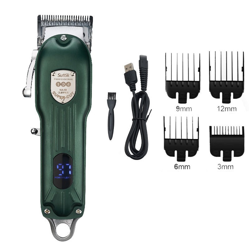 Tondeuse professionnelle pour chien, rechargeable en métal