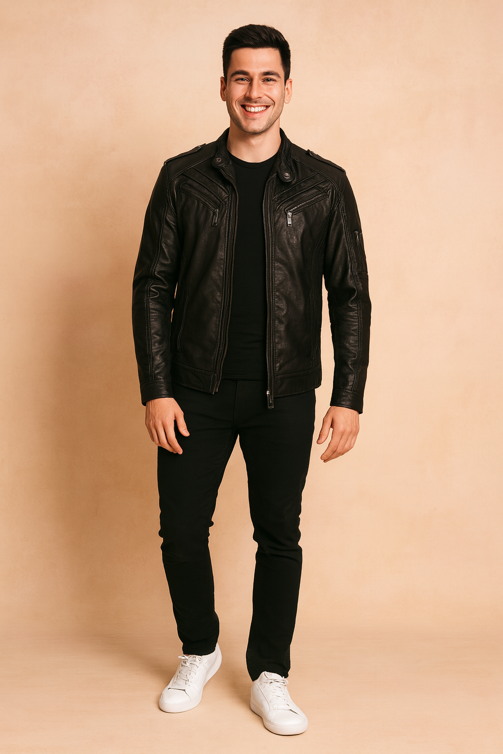 Marcel | Men's Motorcycle Jacket in Style – PARIS ENVOL