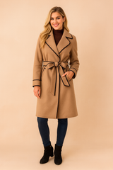 Marcella | Trench Coat with Contrast Trim 3