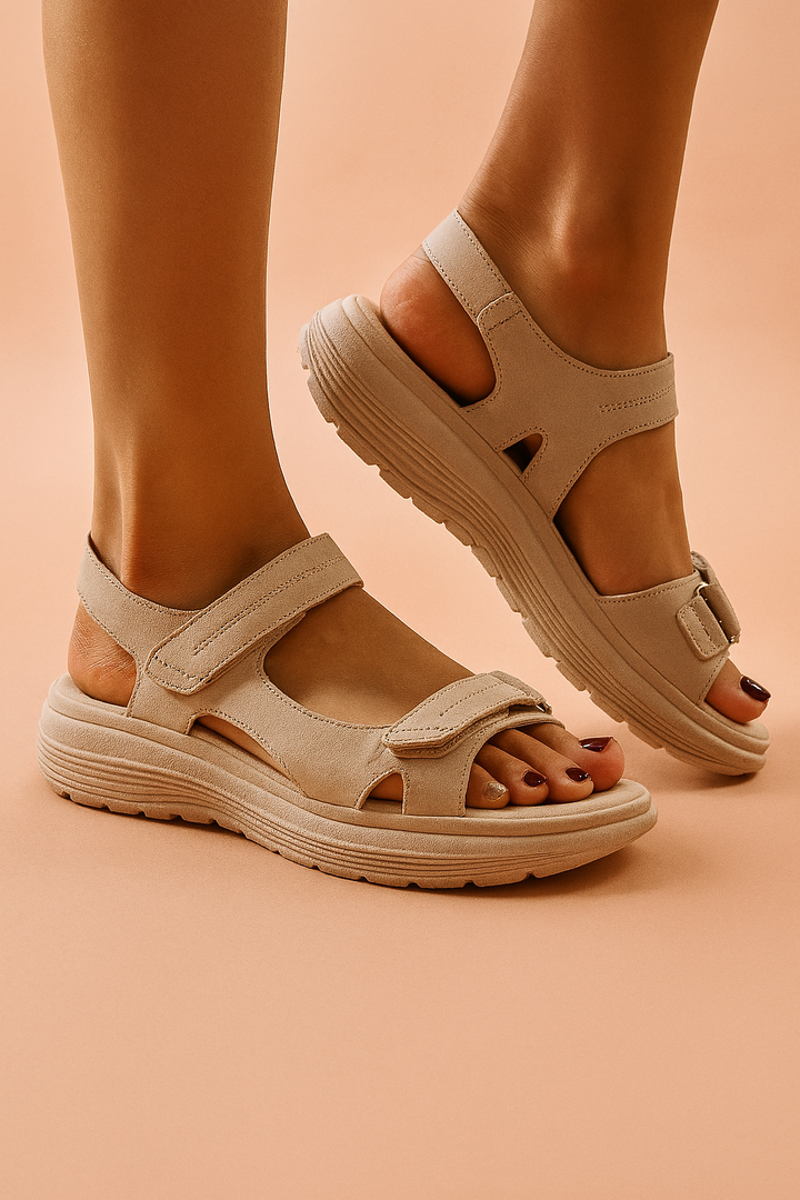 Maria | Sporty sandals with a thick sole 0