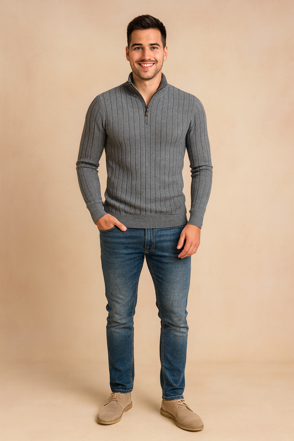 Mariusz | Half-zipper sweater 0
