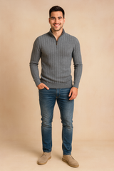 Mariusz | Half-zipper sweater 0