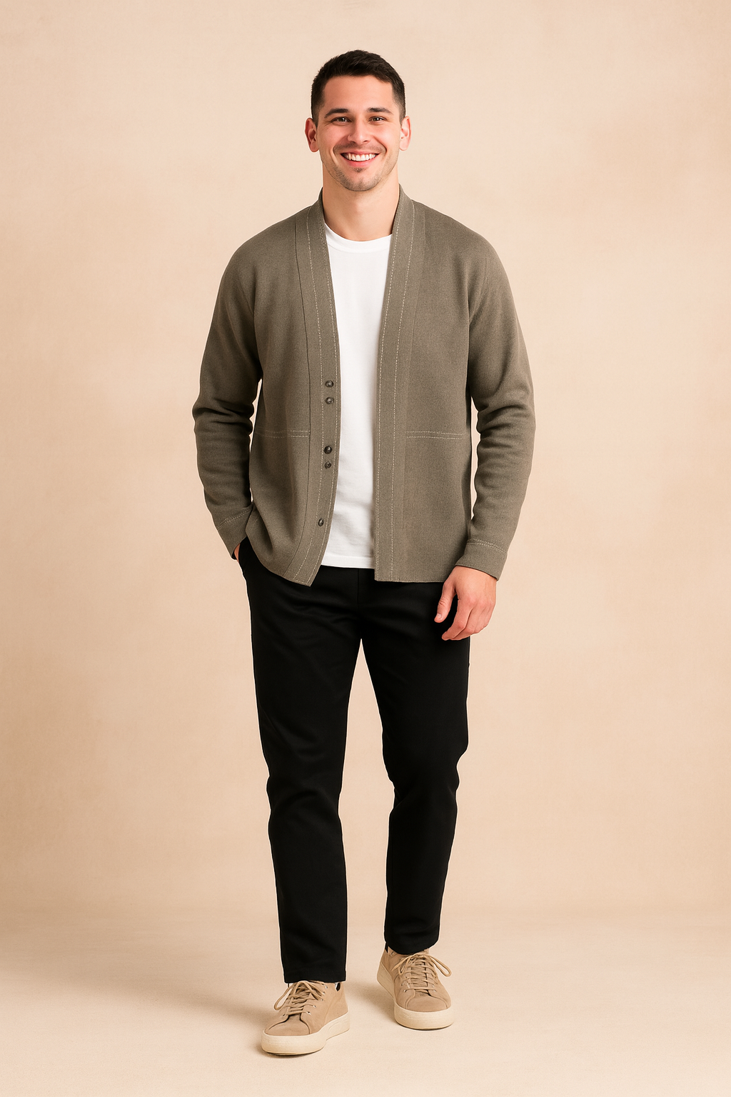 Mark | Split Front Cardigan 0