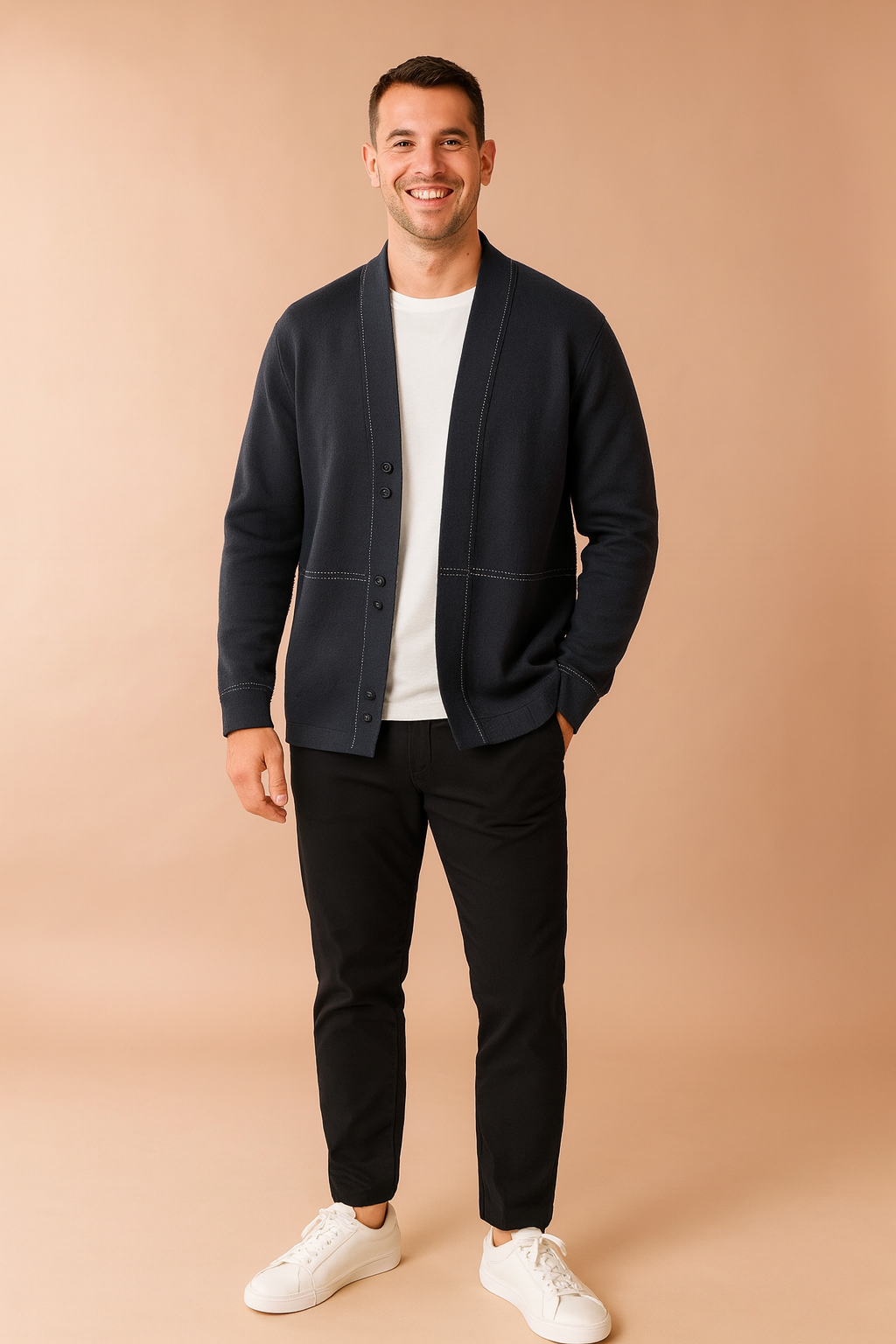 Mark | Split Front Cardigan 1