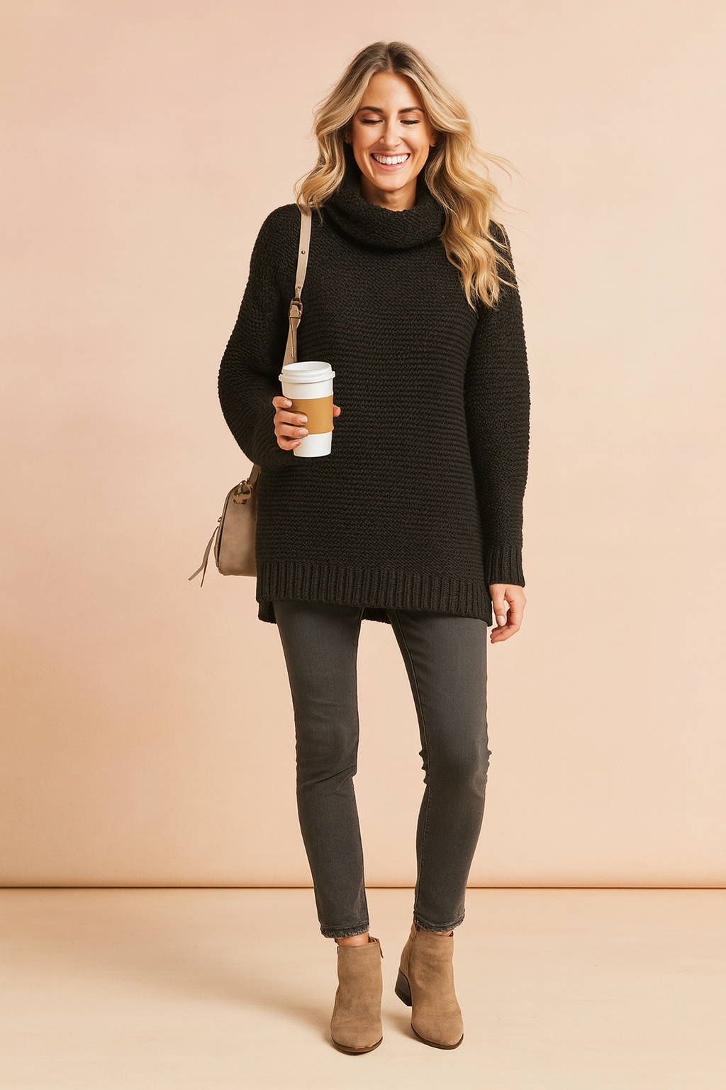 Marlena | Oversized turtleneck sweater 1