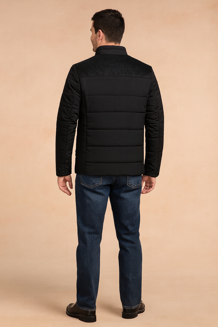 Mateusz | Men's Jacket with Stand-Up Collar 2