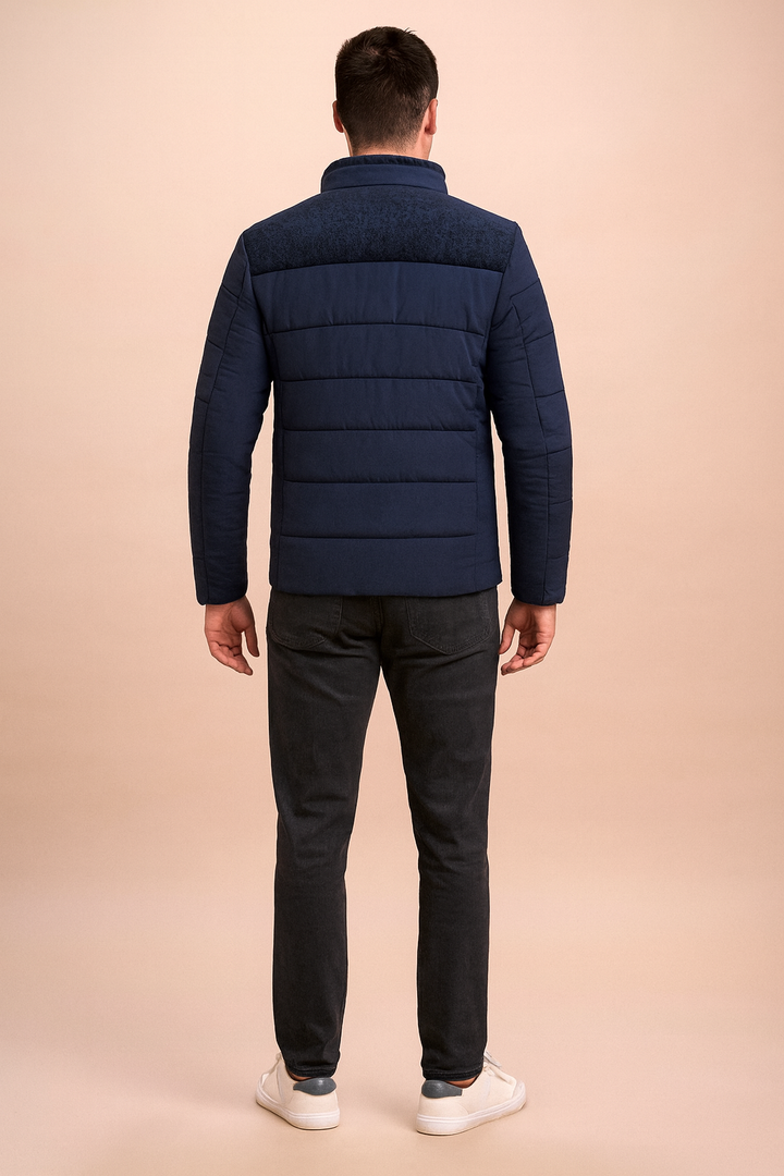 Mateusz | Men's Jacket with Stand-Up Collar 3
