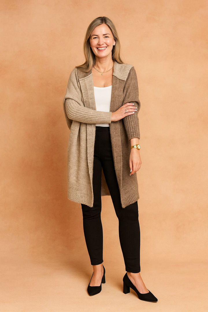 Maureen | Long Hooded Cardigan 0