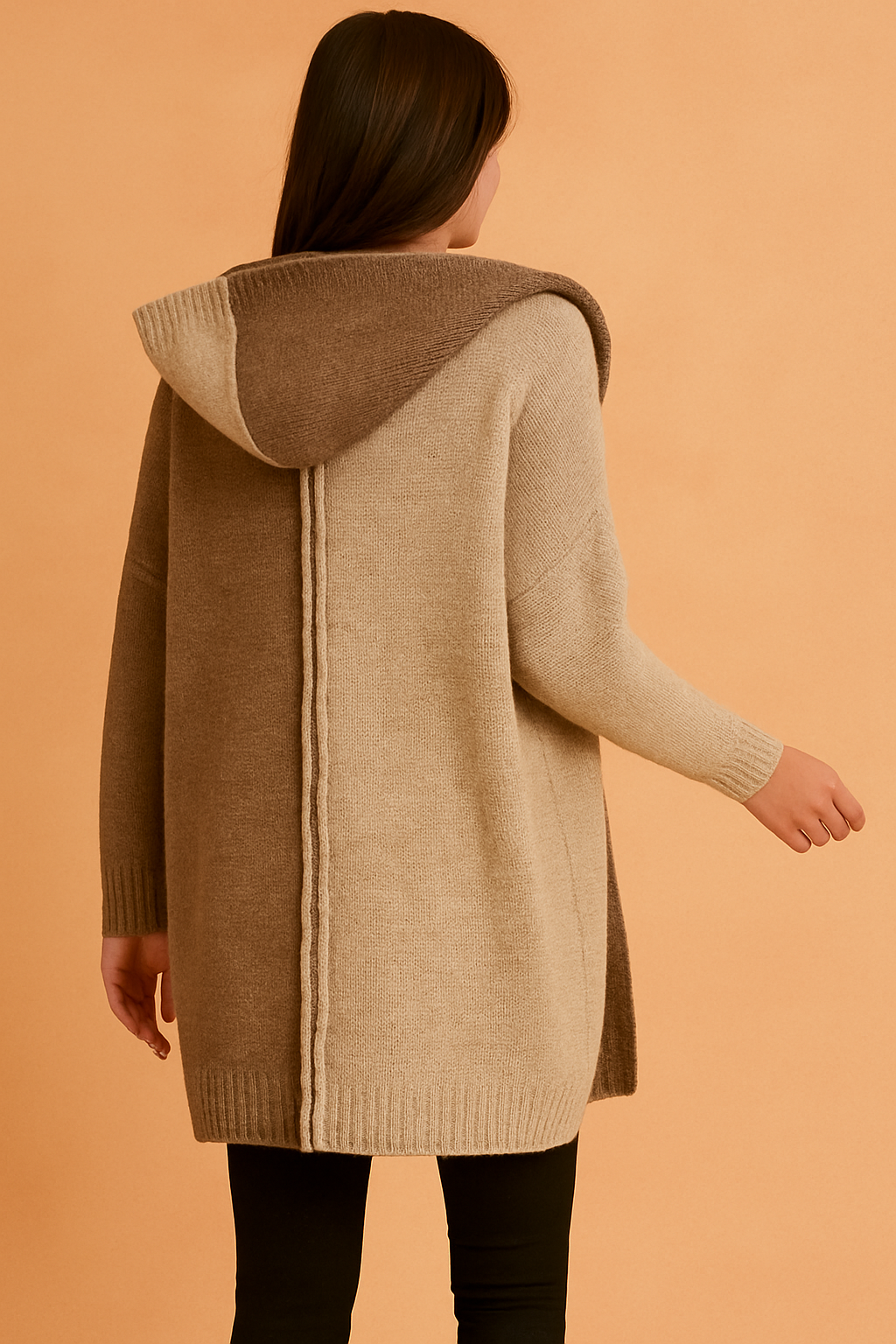 Maureen | Long Hooded Cardigan 1