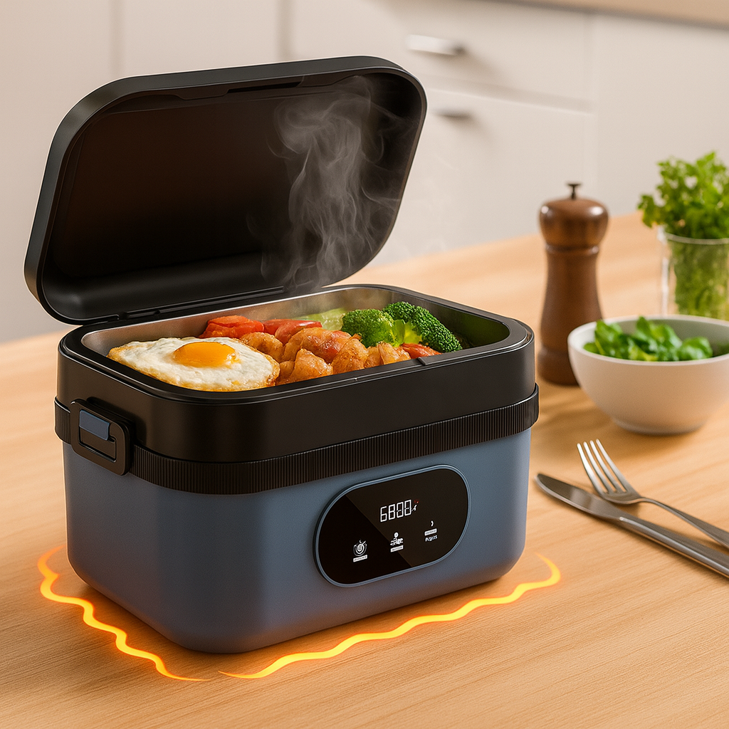 MealMate | Portable Self-Heating Stainless Steel Lunch Box 4