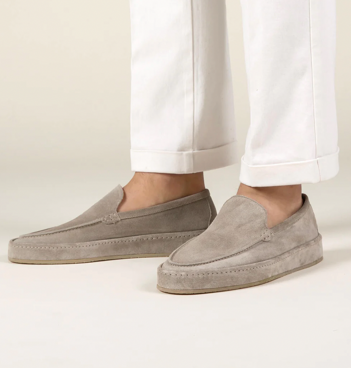 Men's Brown Loafers with Arch Support - Elegant Slip-On Shoes for Smart Casual Style 1