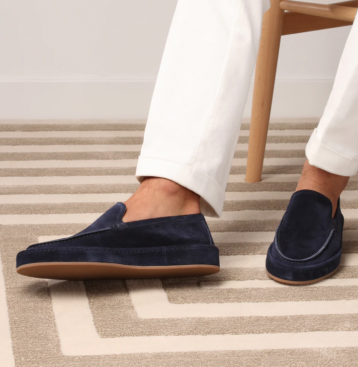 Men's Brown Loafers with Arch Support - Elegant Slip-On Shoes for Smart Casual Style 2