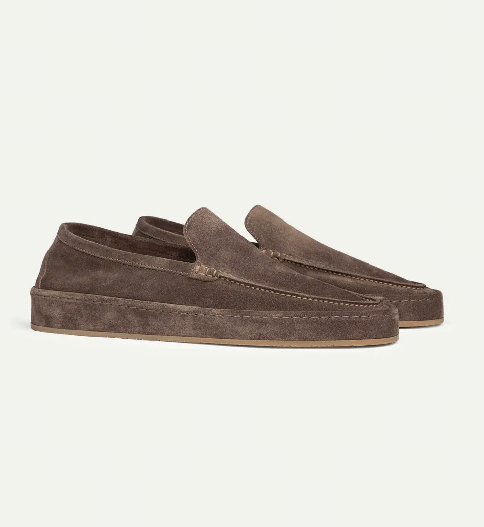 Men's Brown Loafers with Arch Support - Elegant Slip-On Shoes for Smart Casual Style 8