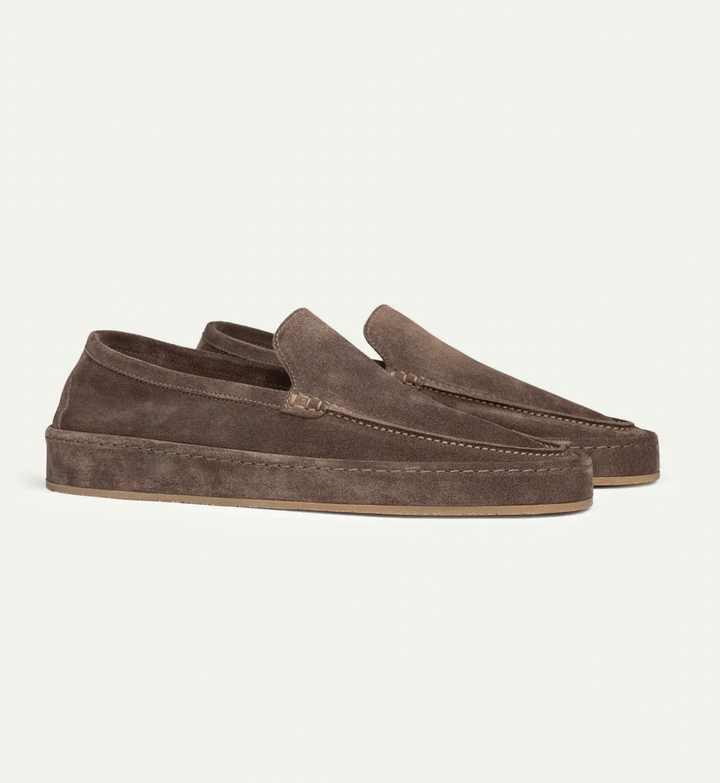 Men's Brown Loafers with Arch Support - Elegant Slip-On Shoes for Smart Casual Style 8