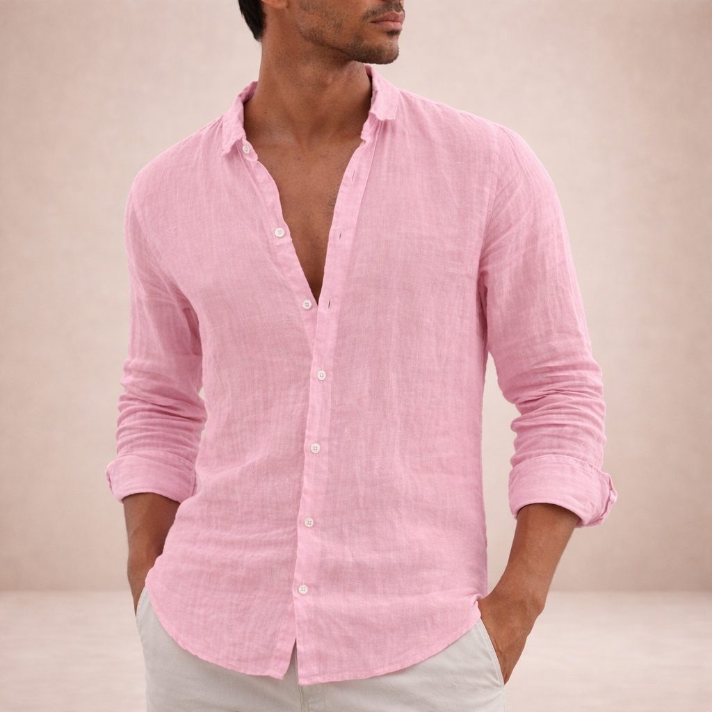 Men's Casual Button Down Shirt - Lightweight Summer Style 3