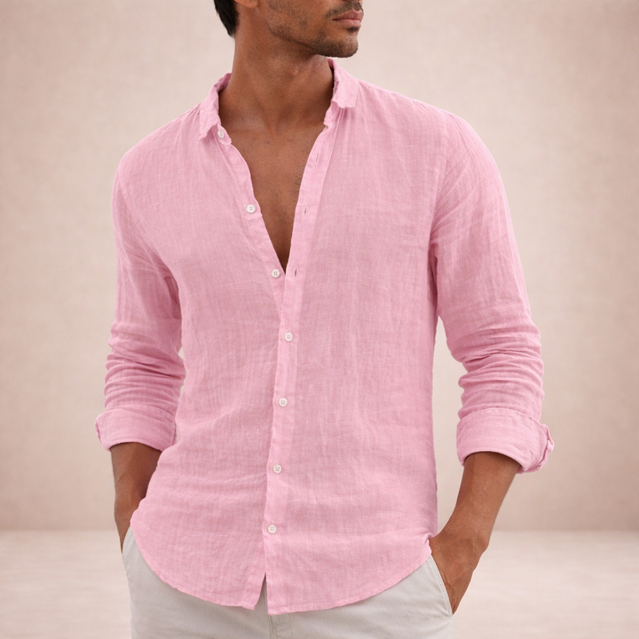 Men's Casual Button Down Shirt - Lightweight Summer Style 3