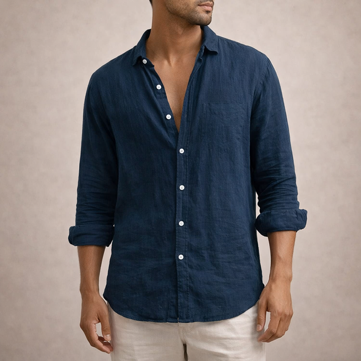 Men's Casual Button Down Shirt - Lightweight Summer Style 6