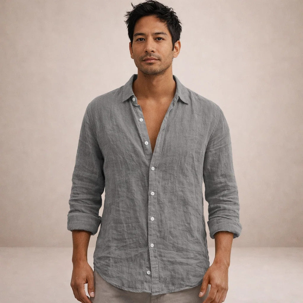 Men's Casual Button Down Shirt - Lightweight Summer Style 7