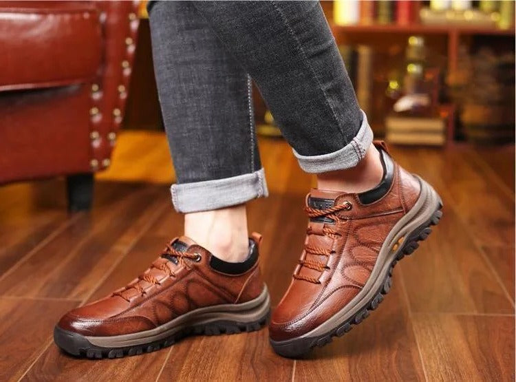 Men’s Casual Hand Stitching Arch Support & Non-slip Breathable Shoes 4