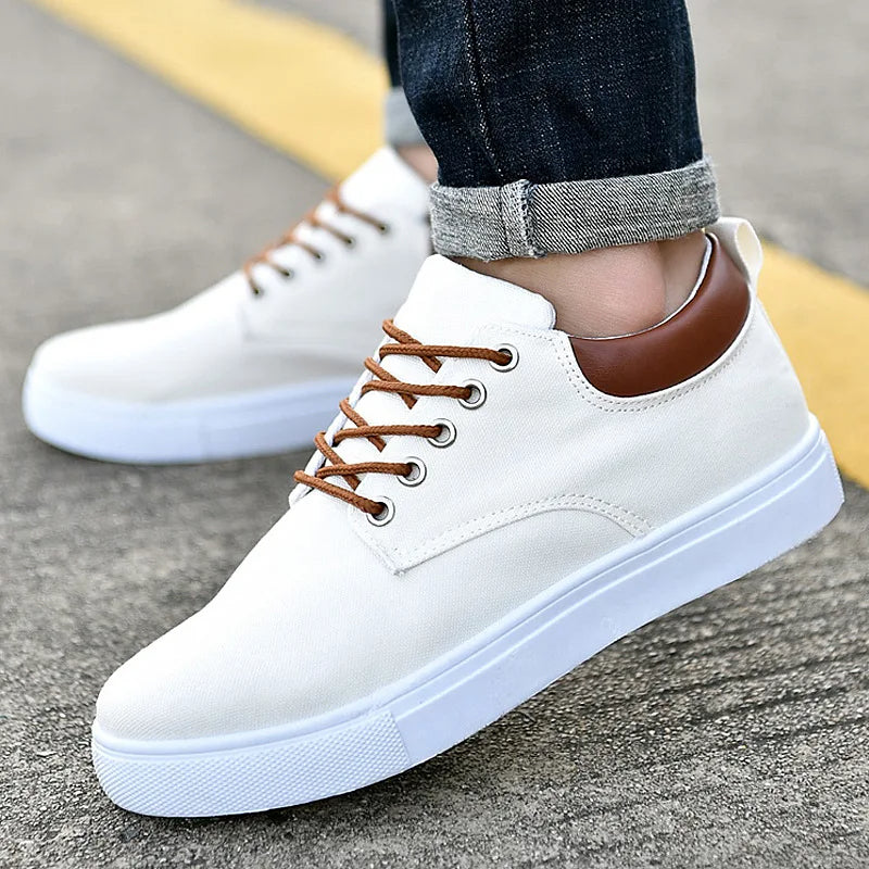 Men's Casual Sneakers Comfortable Canvas Blend 2
