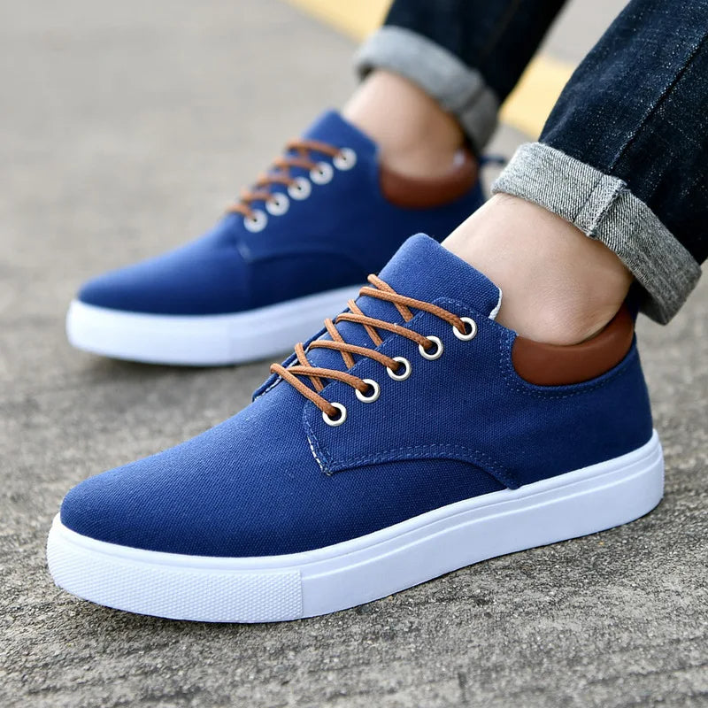 Men's Casual Sneakers Comfortable Canvas Blend 5