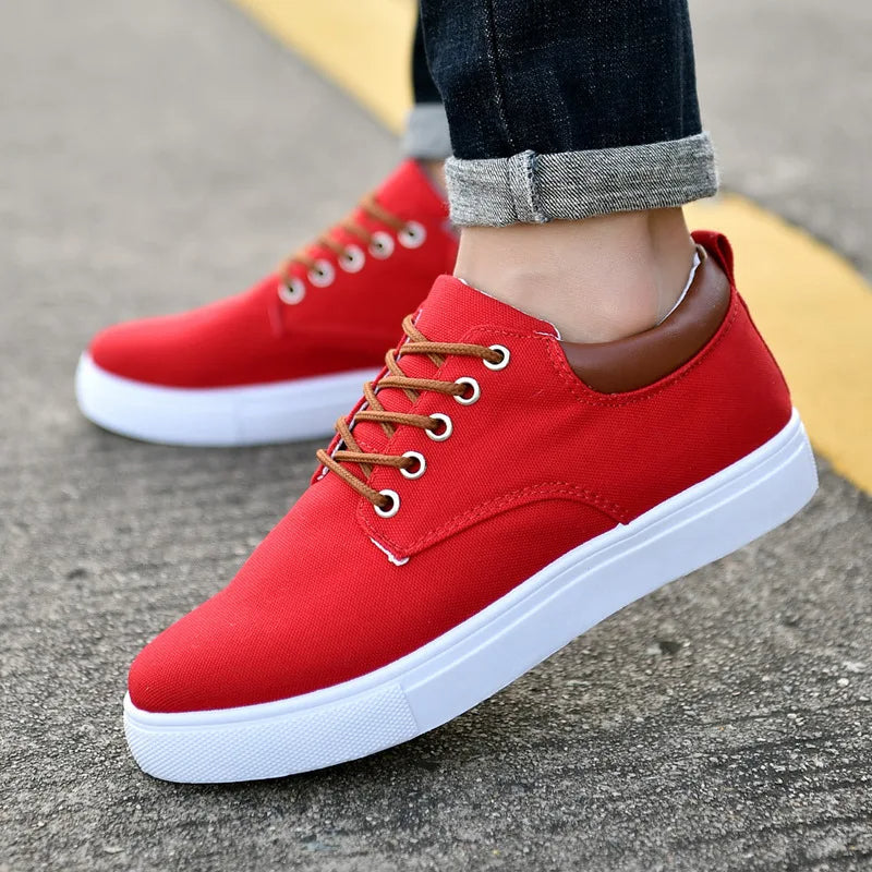 Men's Casual Sneakers Comfortable Canvas Blend 6