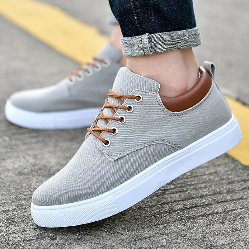 Men's Casual Sneakers Comfortable Canvas Blend 7