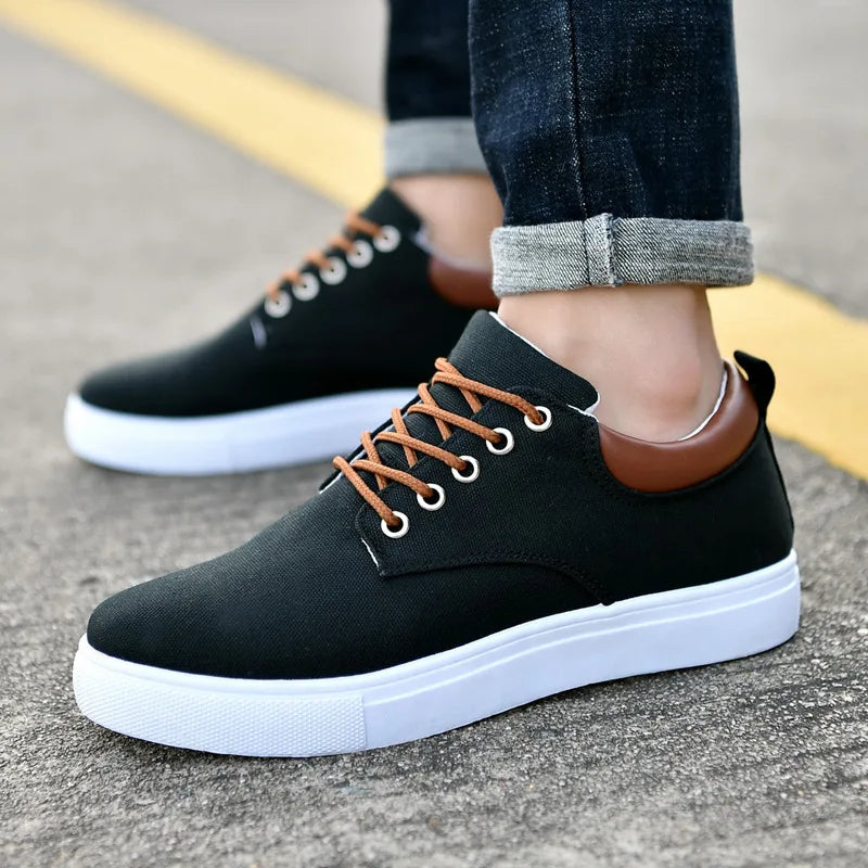Men's Casual Sneakers Comfortable Canvas Blend 9