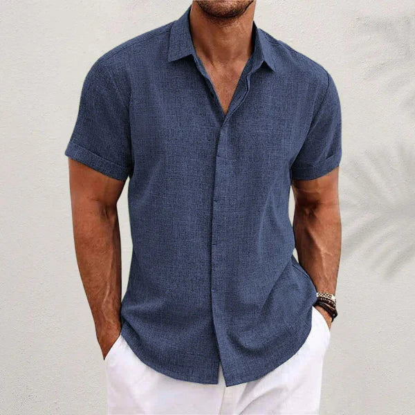 Men's Casual Summer Shirt - Lightweight, Breathable Comfort for Warm Days 1