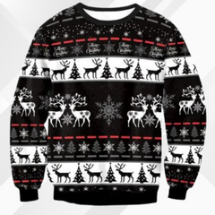 Men's Christmas Sweater Cozy Knitted Fabric 0