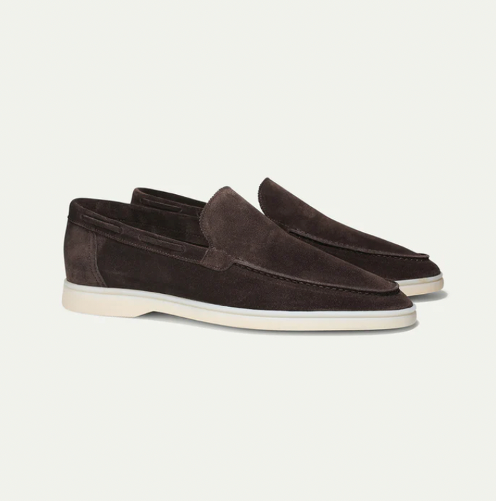 Men's Comfortable Slip-On Loafers Cushioned Support Premium Blend 4