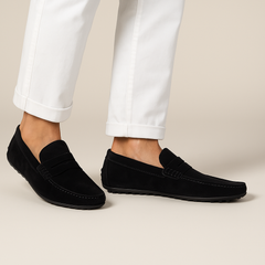 Men's Comfortable Slip-On Loafers Durable Blend for Daily Wear 0