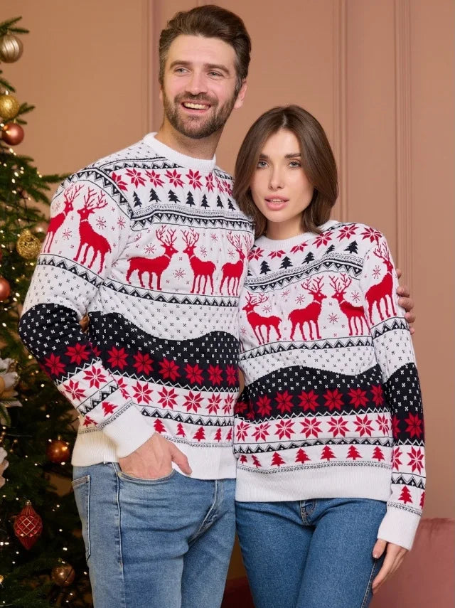 Men's Cozy Christmas Sweatshirt Perfect for Family Matching Soft Knit 6
