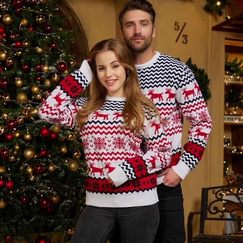 Men's Cozy Christmas Sweatshirt Perfect for Family Matching Soft Knit 8