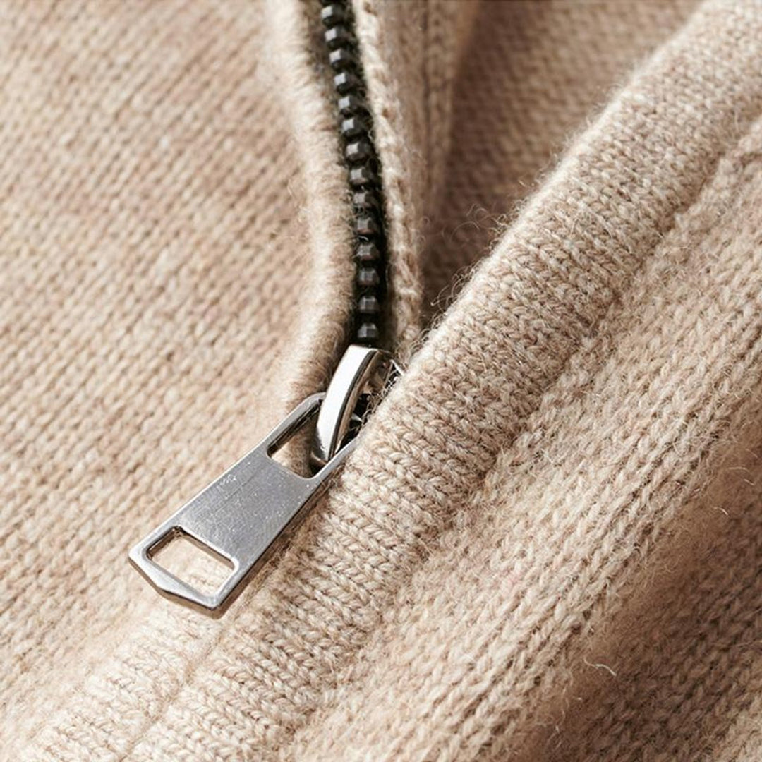 Men's Half Zip Sweater - Modern Regular Fit Pullover for Casual and Smart Wear 6
