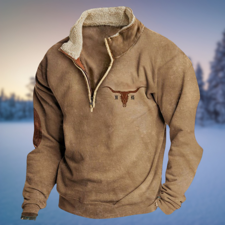 Men's Half Zip Sweater - Stylish Casual Pullover for Winter Warmth and Comfort 2